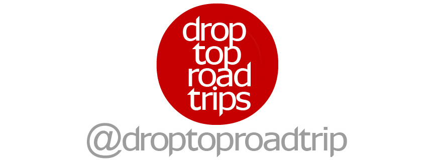 drop top road trips logo