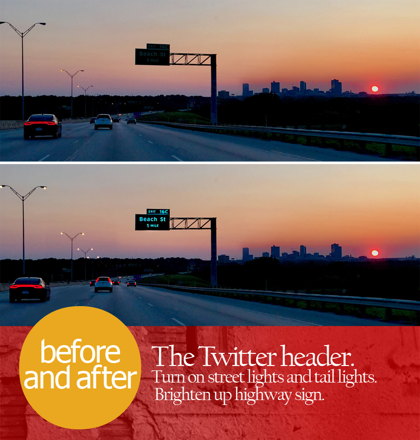 Before and After Twitter Header.