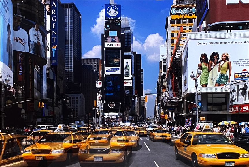 "Yellow" Times Square.